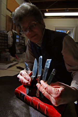 Paring and Lifting Knives for Book Binding and Book Repair