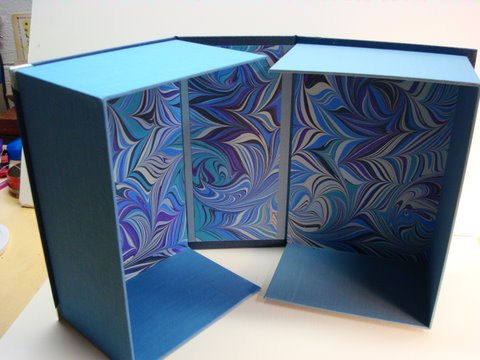 Protective Book Boxes by Dea Sasso, Light of Day Bindery